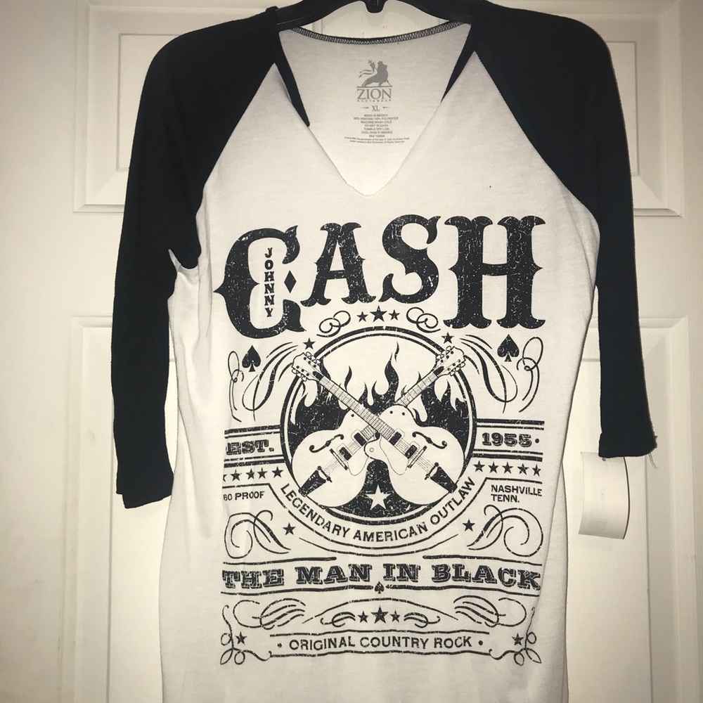 “Cash” Raglan Tee